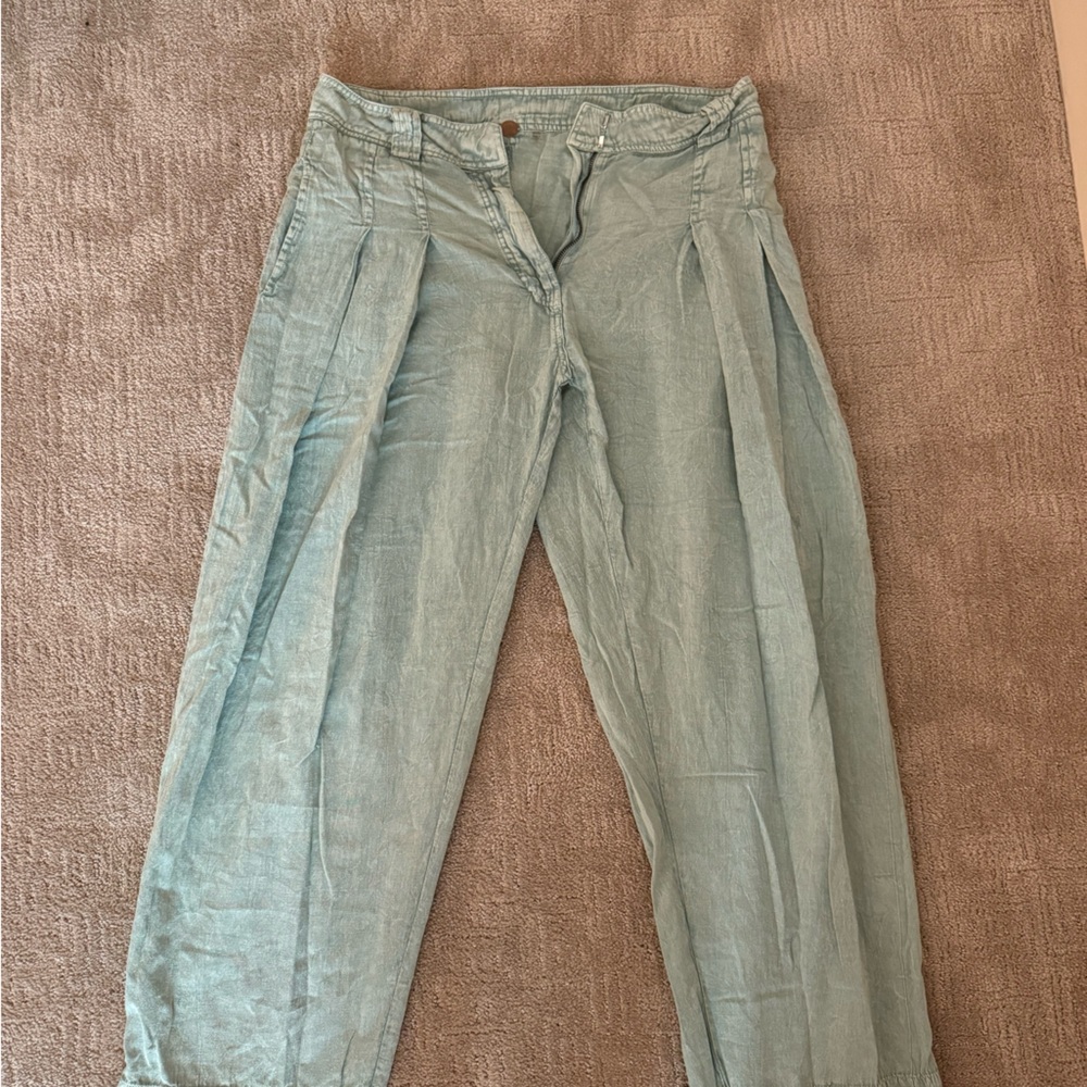 Free People One green parachute pants